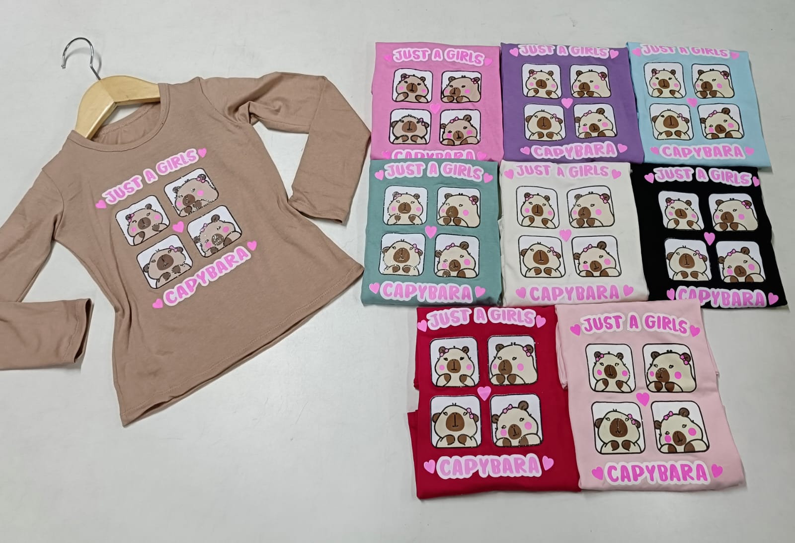 Blusinha Manga Longa Capivara - Imagem 2