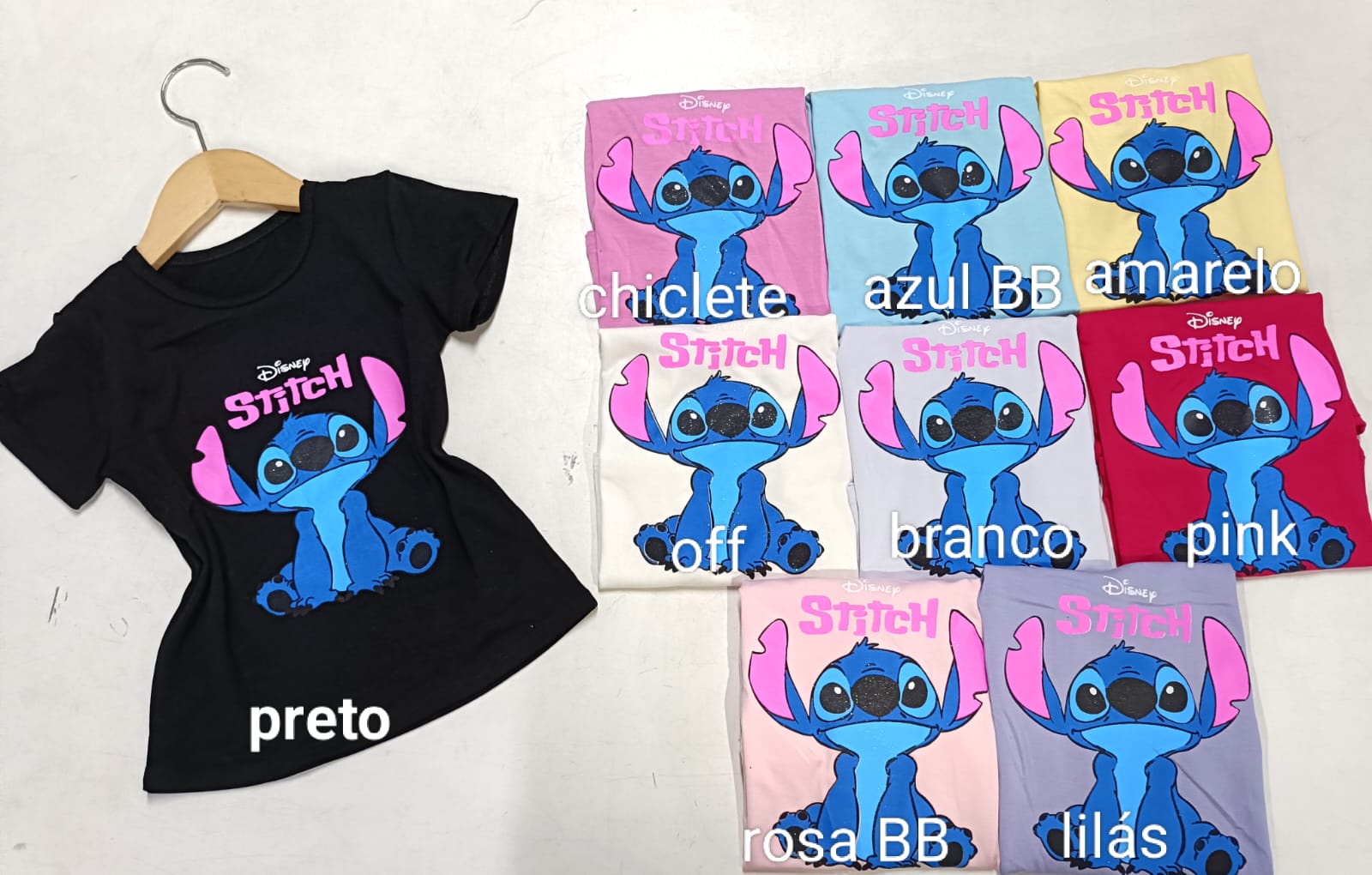 Blusinha Manga Longa Stich - Imagem 2