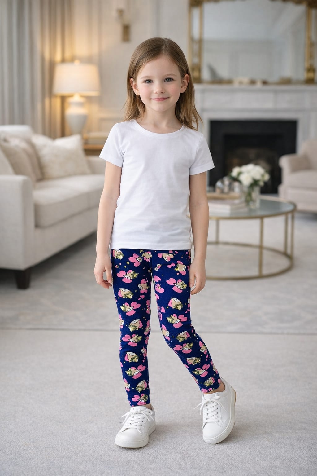 Legging Flanelada Estampada Infantil