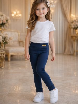 Legging Flanelada Lisa Infantil