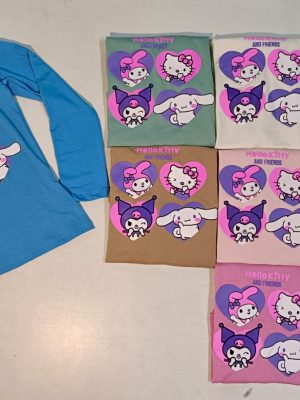 Grade Blusinha Manga Longa Hello Kitty